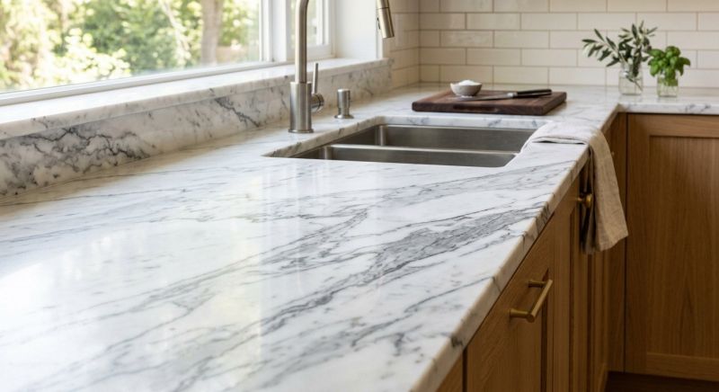 Marble Countertops For Luxury Kitchens